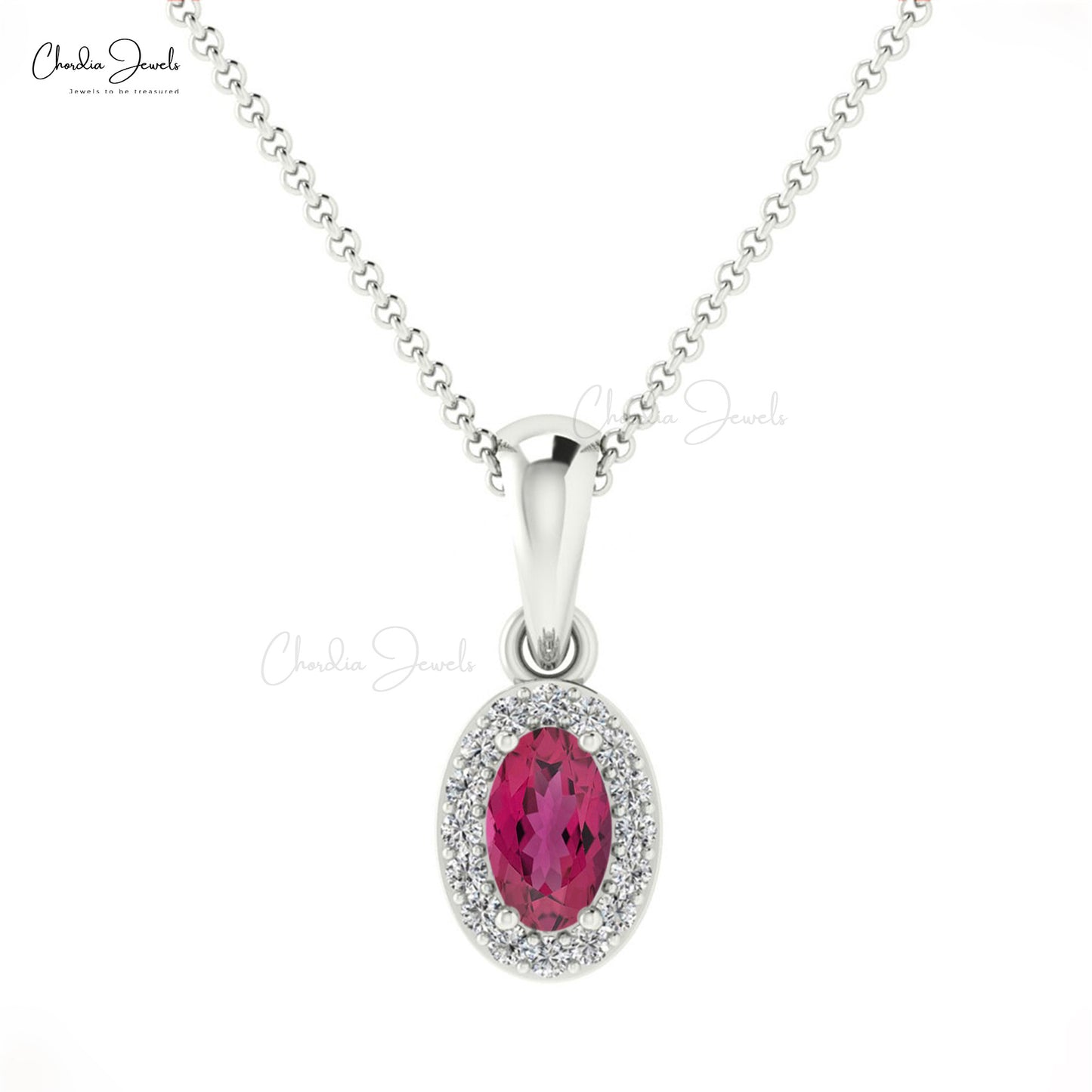 Pink Tourmaline Pendant