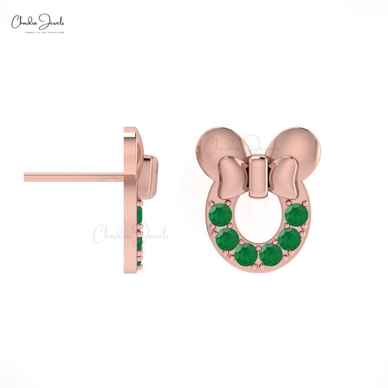 Dazzle in sophistication with our Natural Emerald Earrings