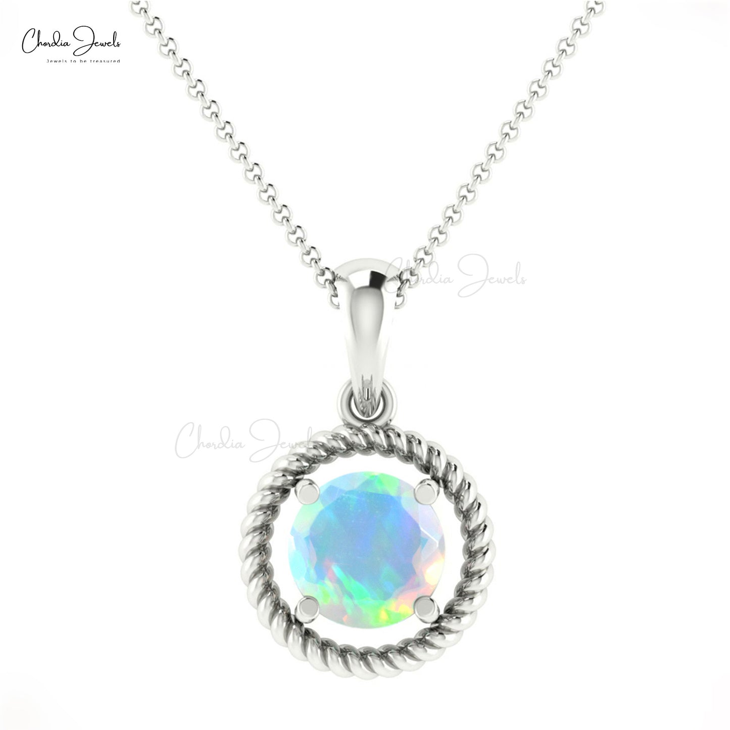 Authentic Fire Opal Pendant