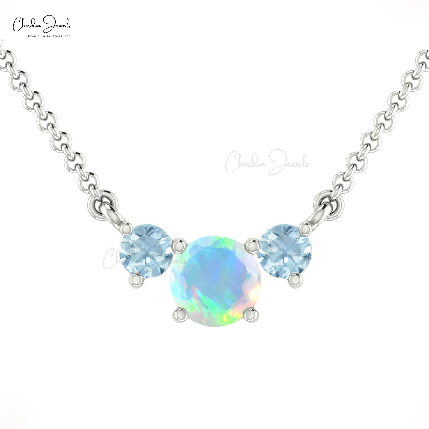 Dual Birthstone Necklace