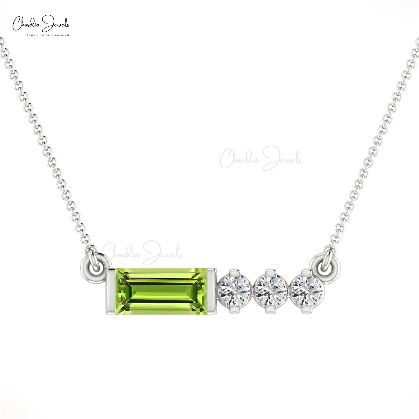 Natural Peridot Necklace