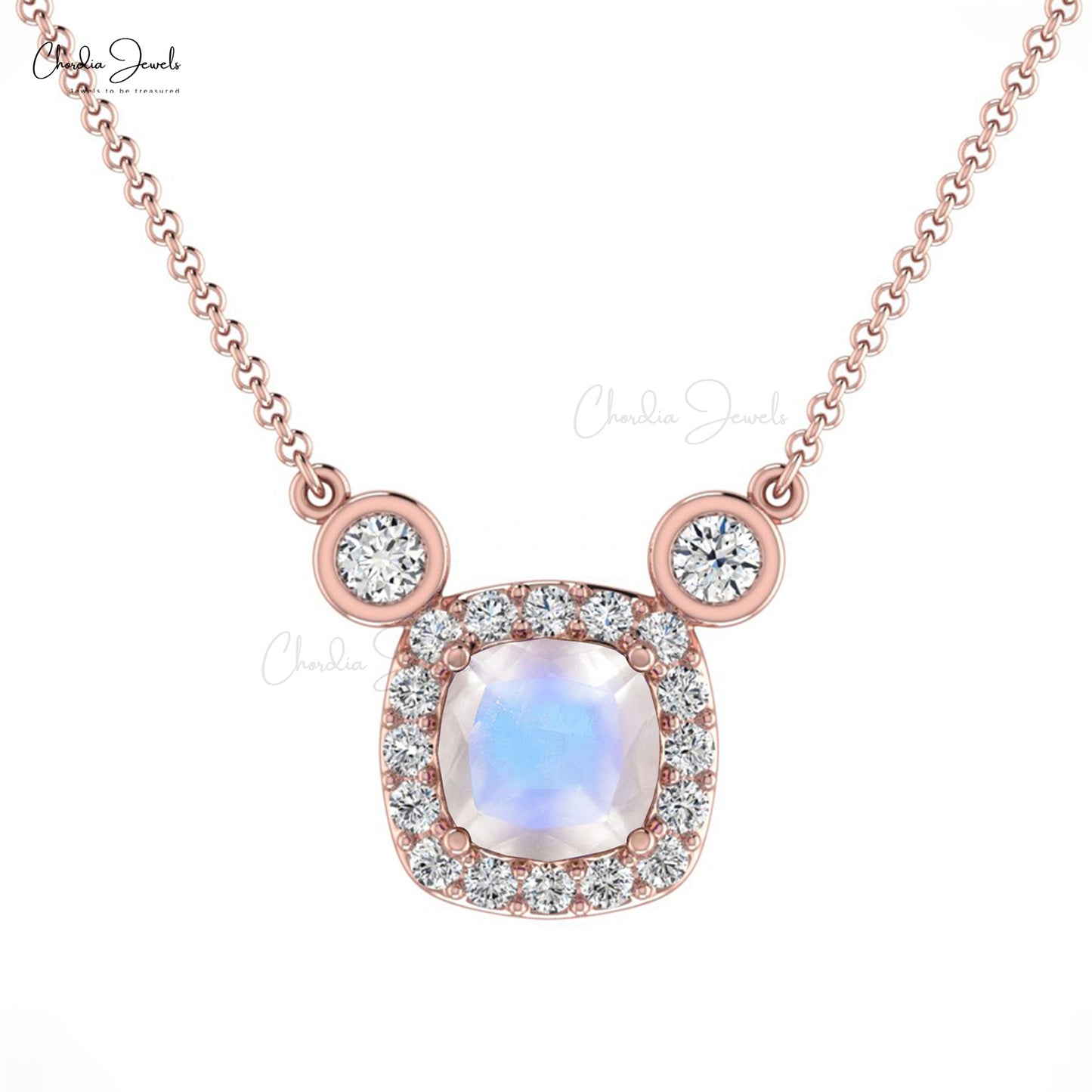 Rainbow Moonstone Necklace