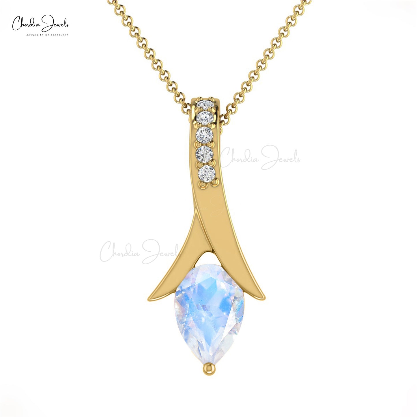 Rainbow Moonstone Pendant