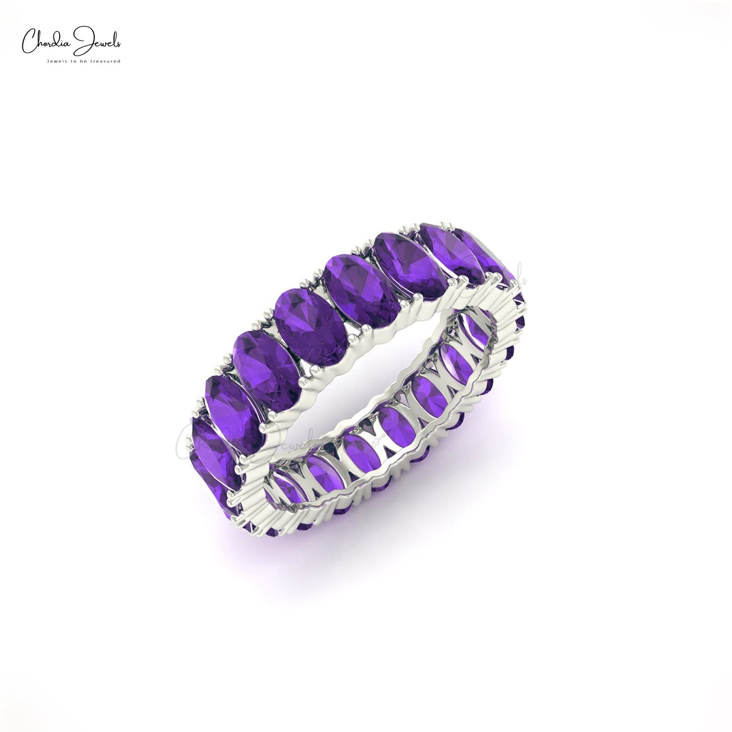 Amethyst Wedding Ring