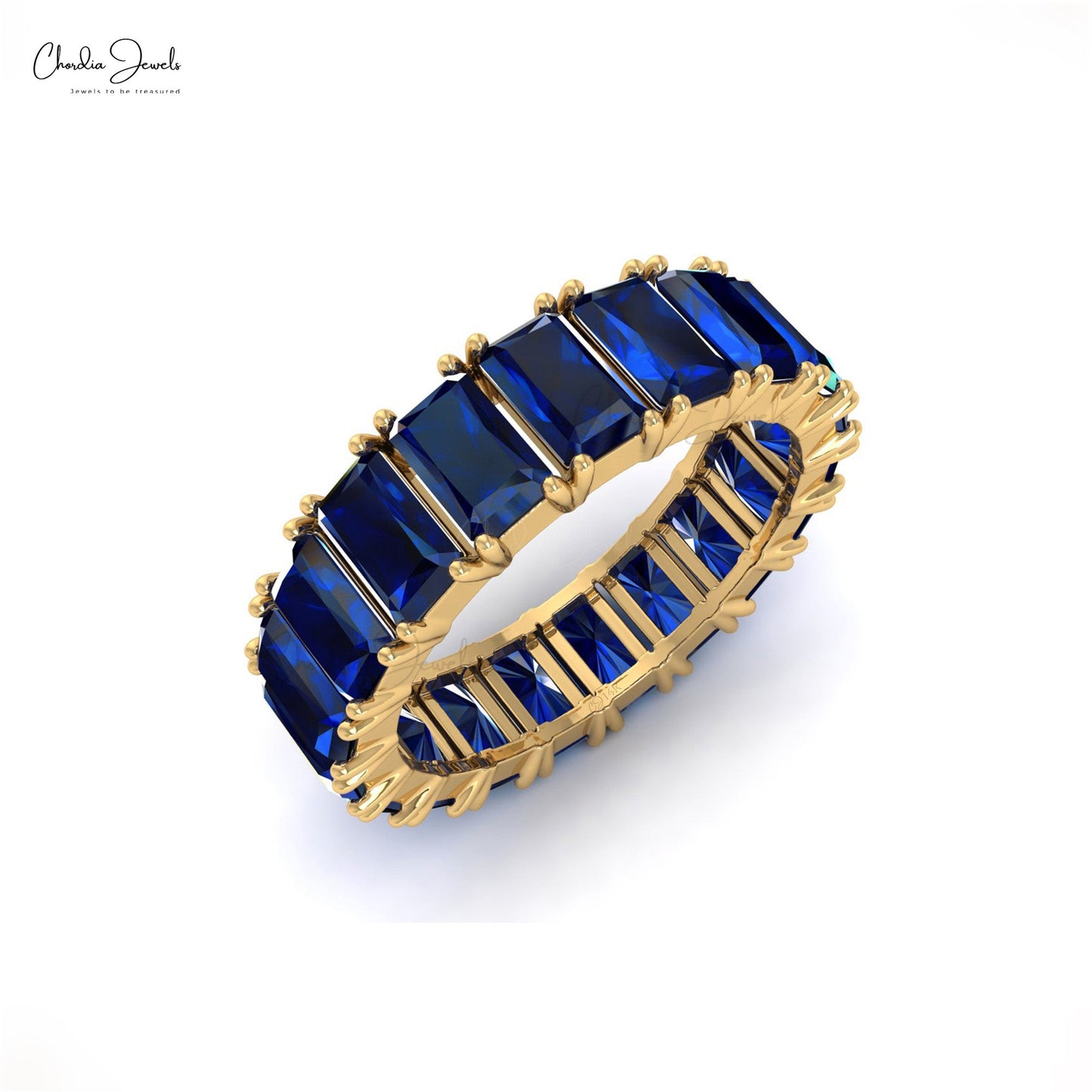 Genuine Blue Sapphire Band