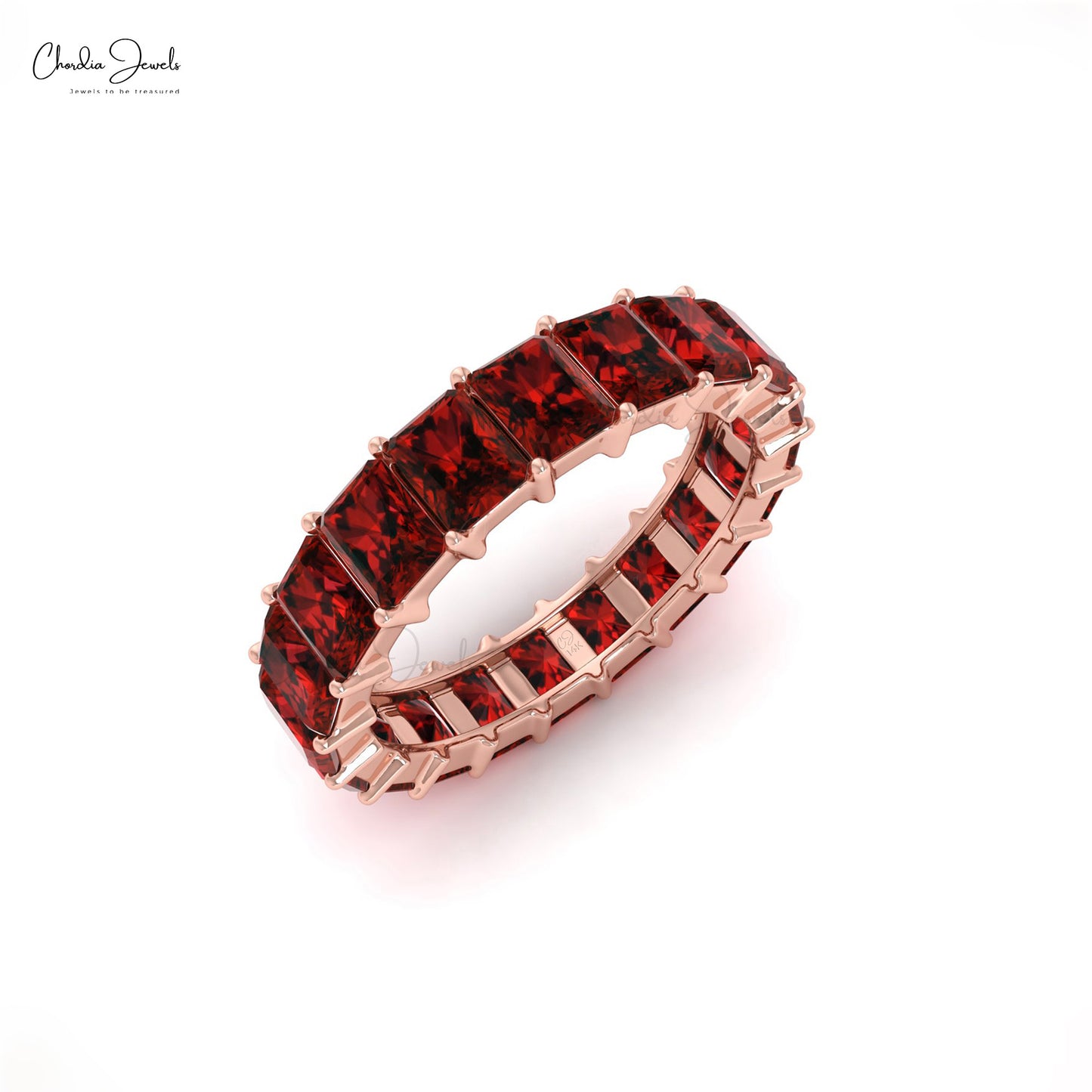 Shop Red Garnet Band Ring