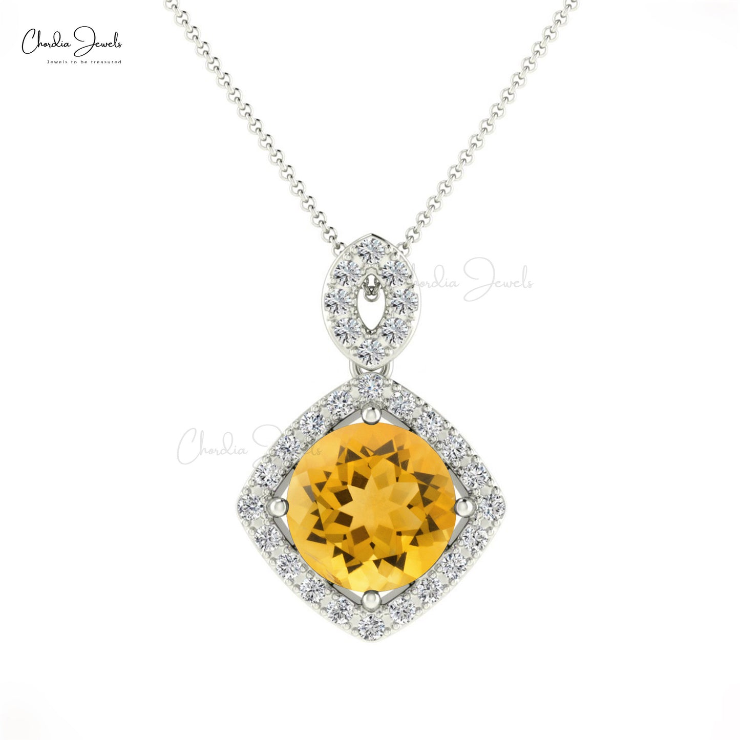 Natural Citrine Pendant