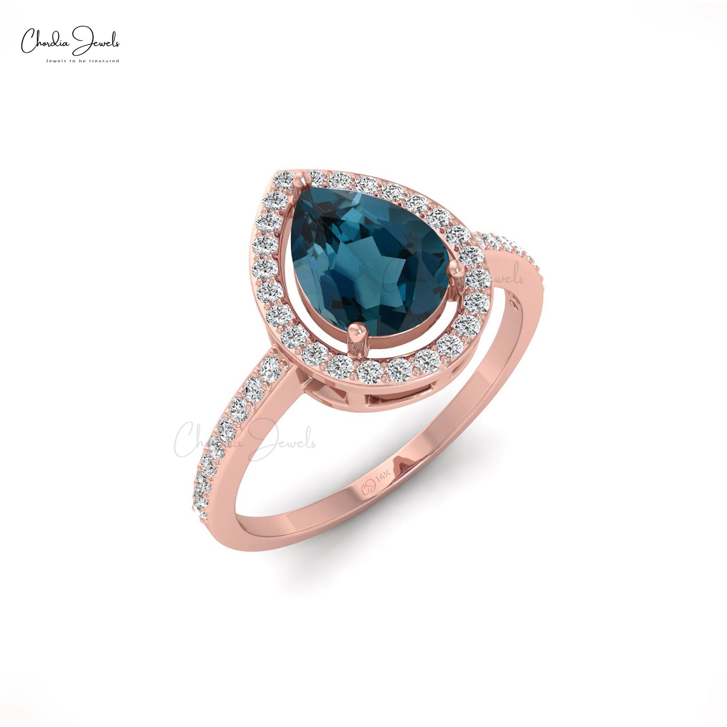 London Blue Topaz Ring