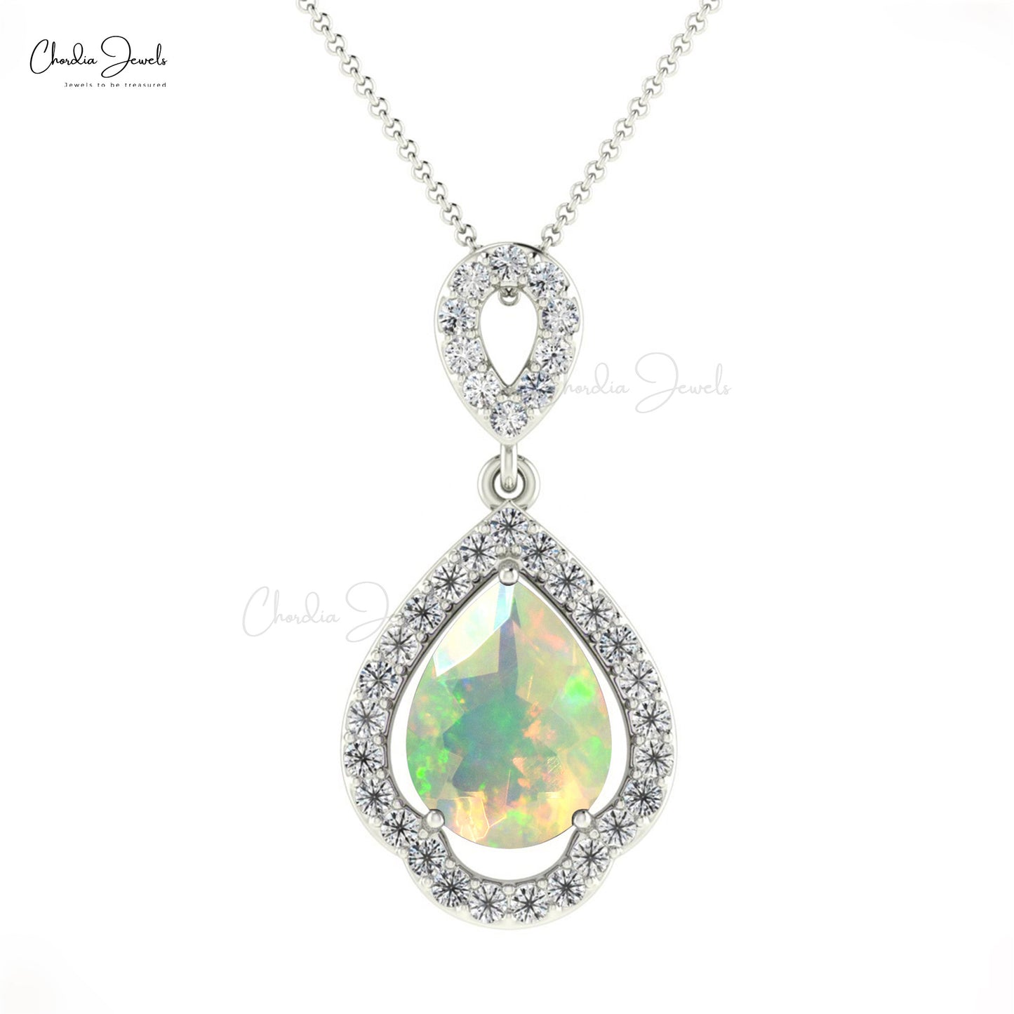 Pear Opal Pendant