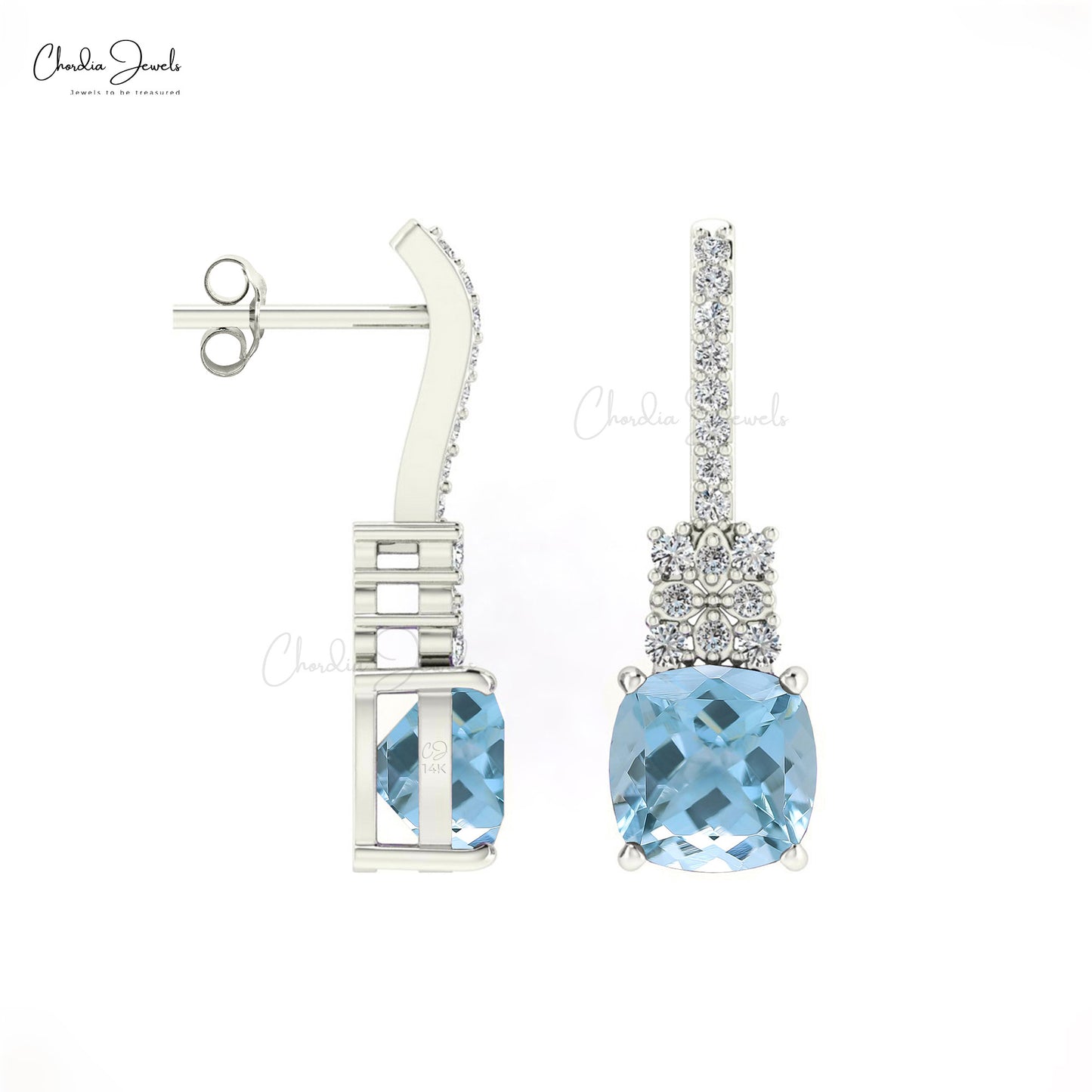 Aquamarine Earrings