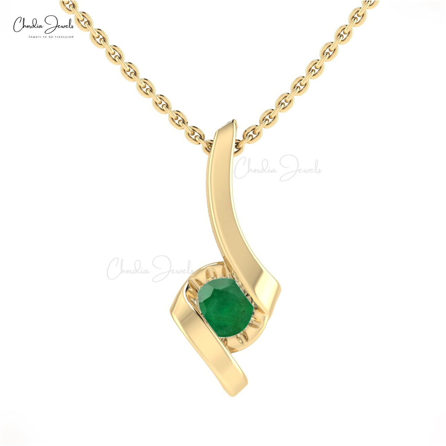 Real Emerald Pendant