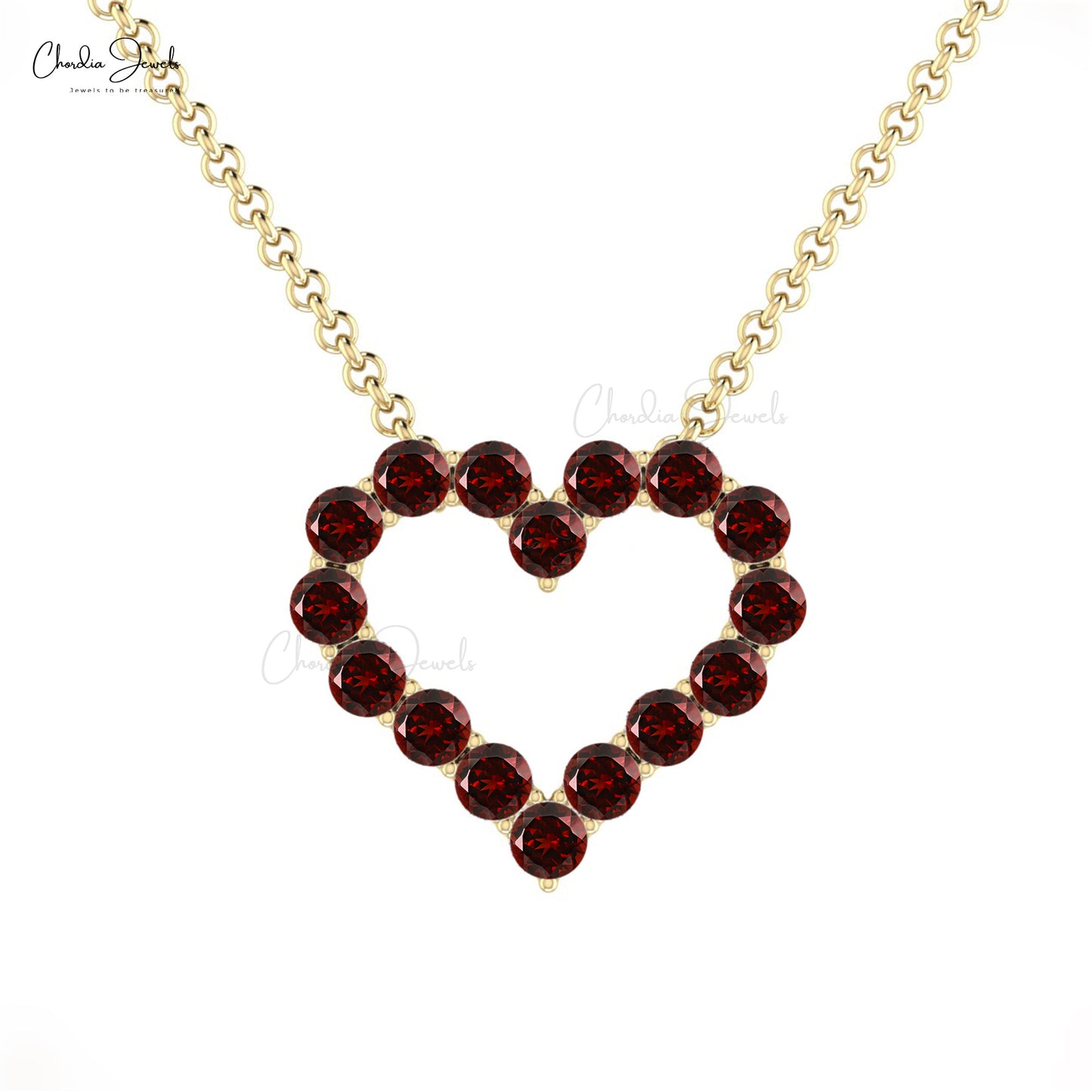 Genuine Garnet Necklace