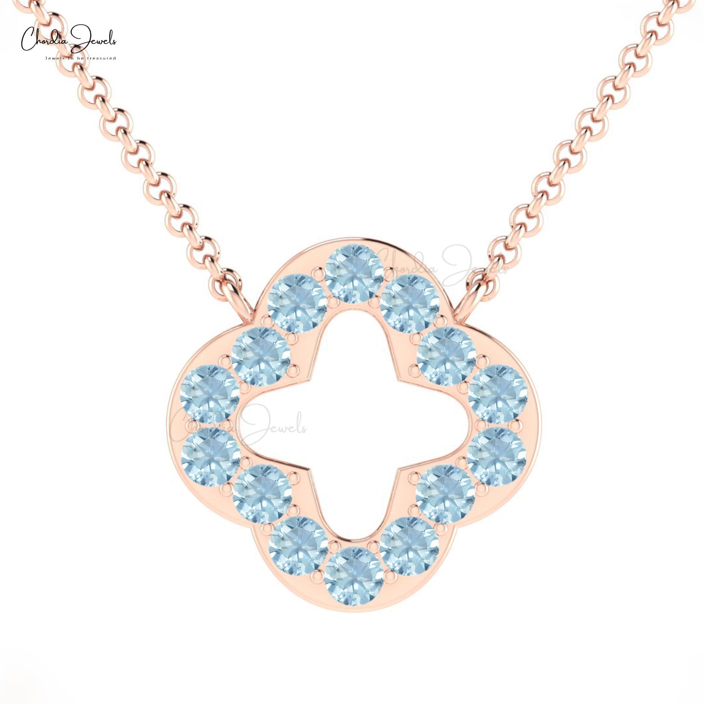 Shop Aquamarine Stone Necklace