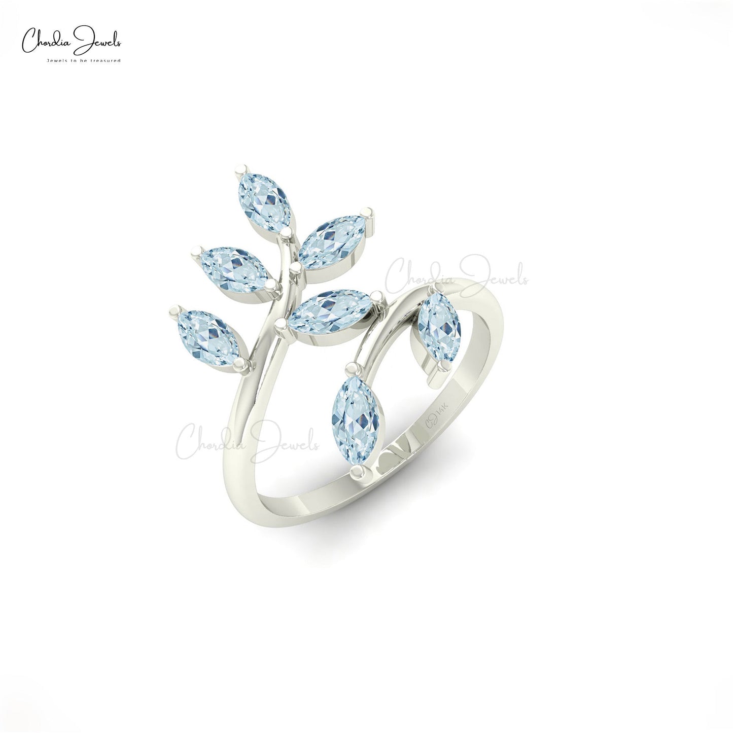 Aquamarine Stone Ring
