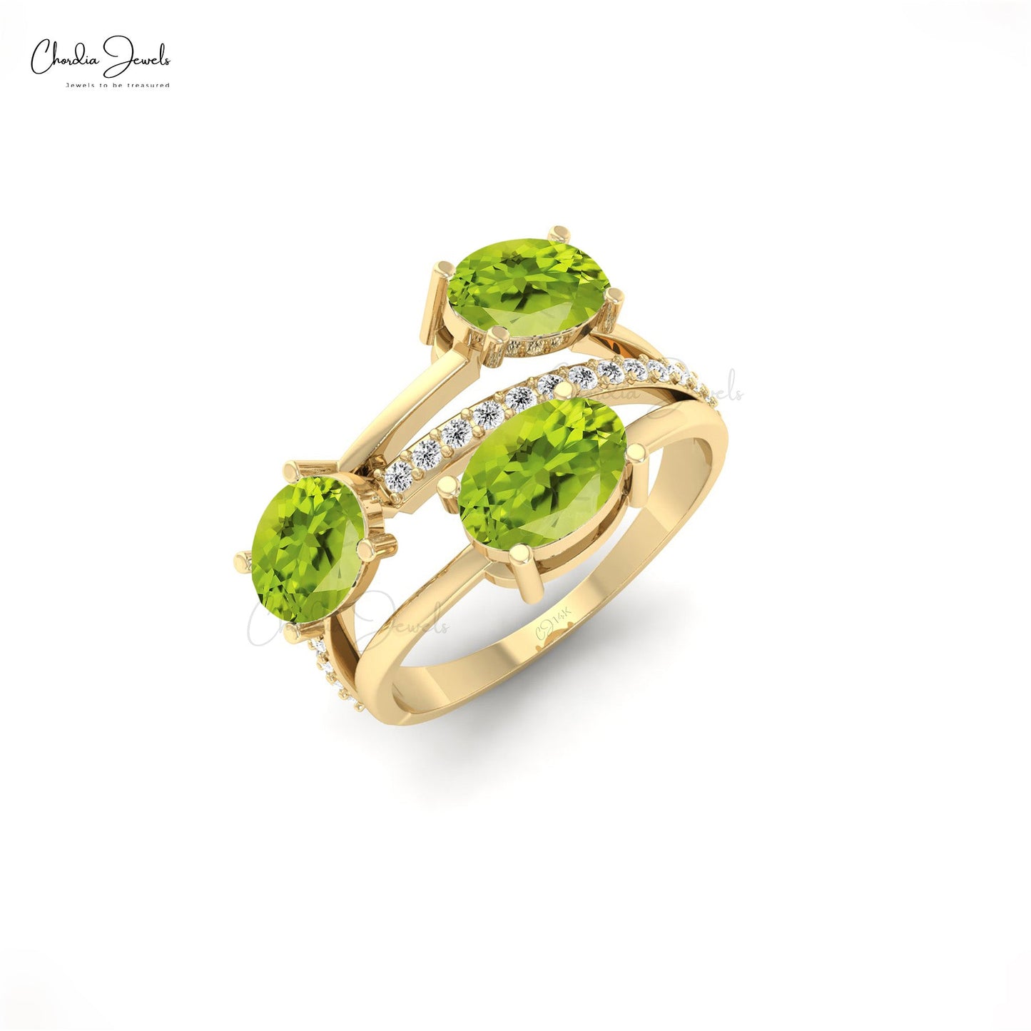 Oval Peridot Ring