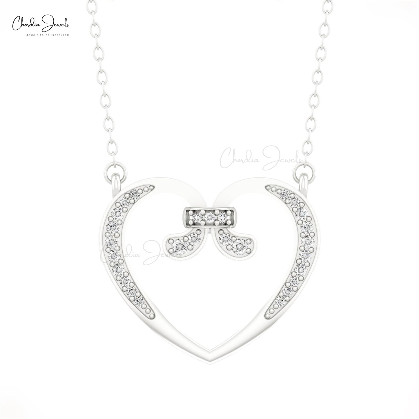 Genuine White Diamond Necklace