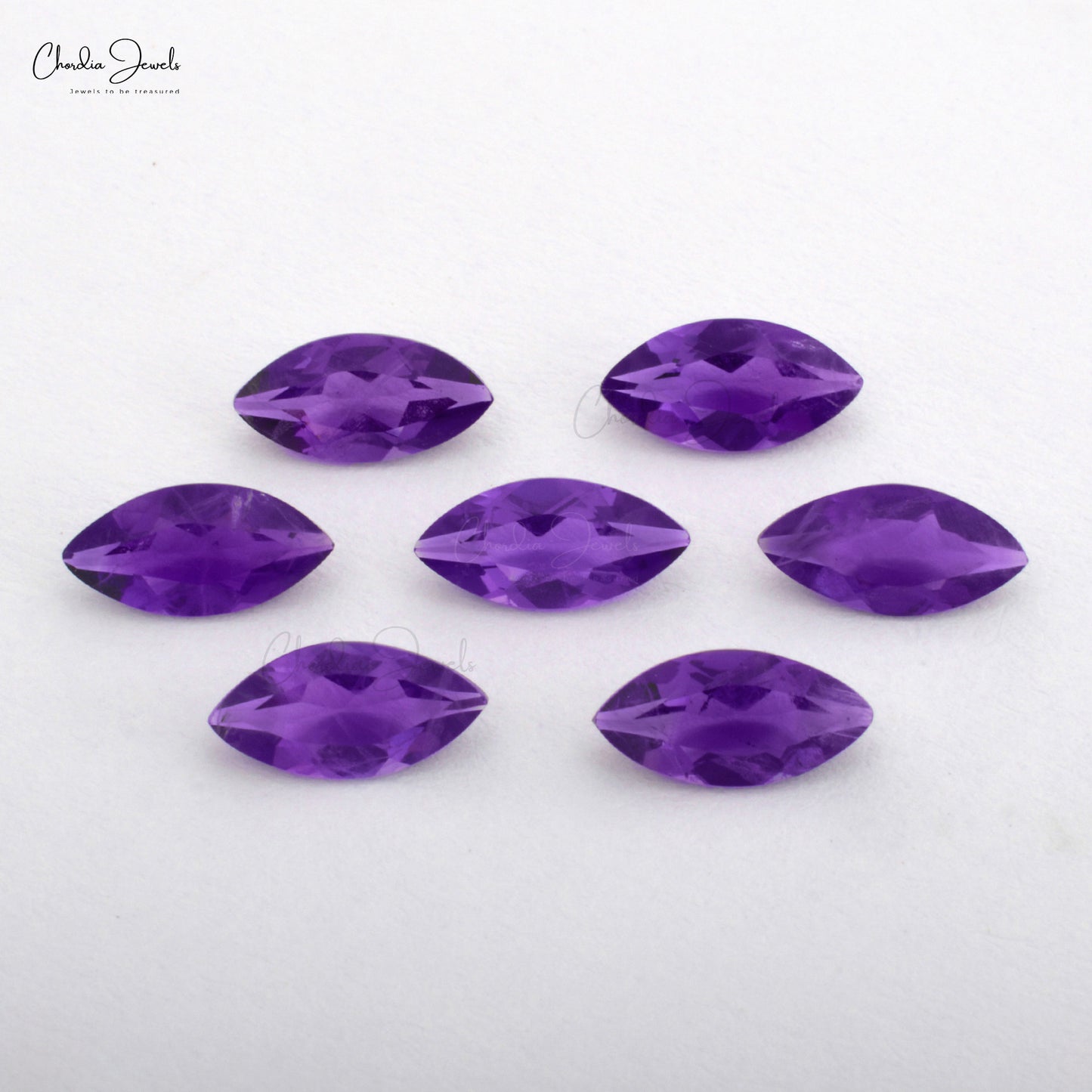 marquise-cut african amethyst gemstone 