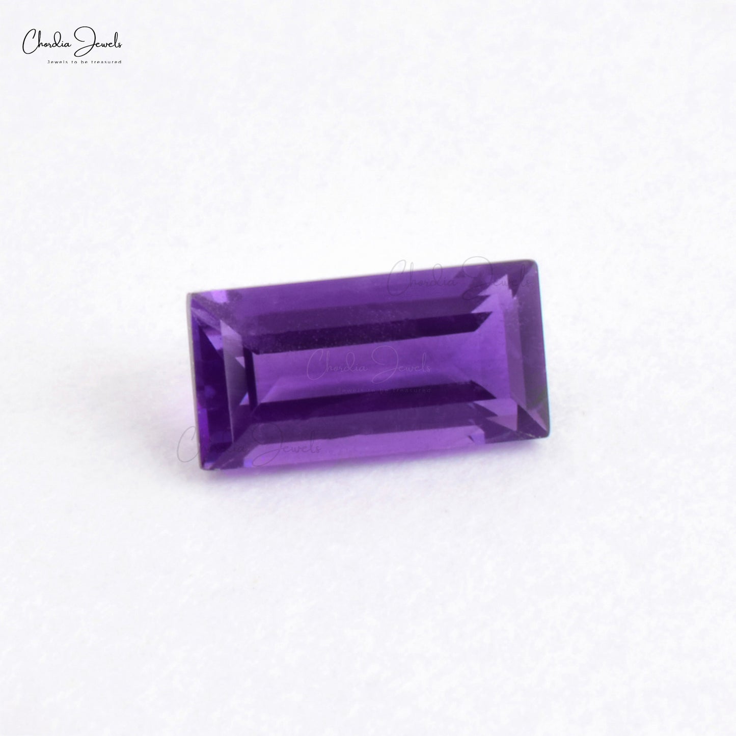 baguette amethyst loose gemstone 