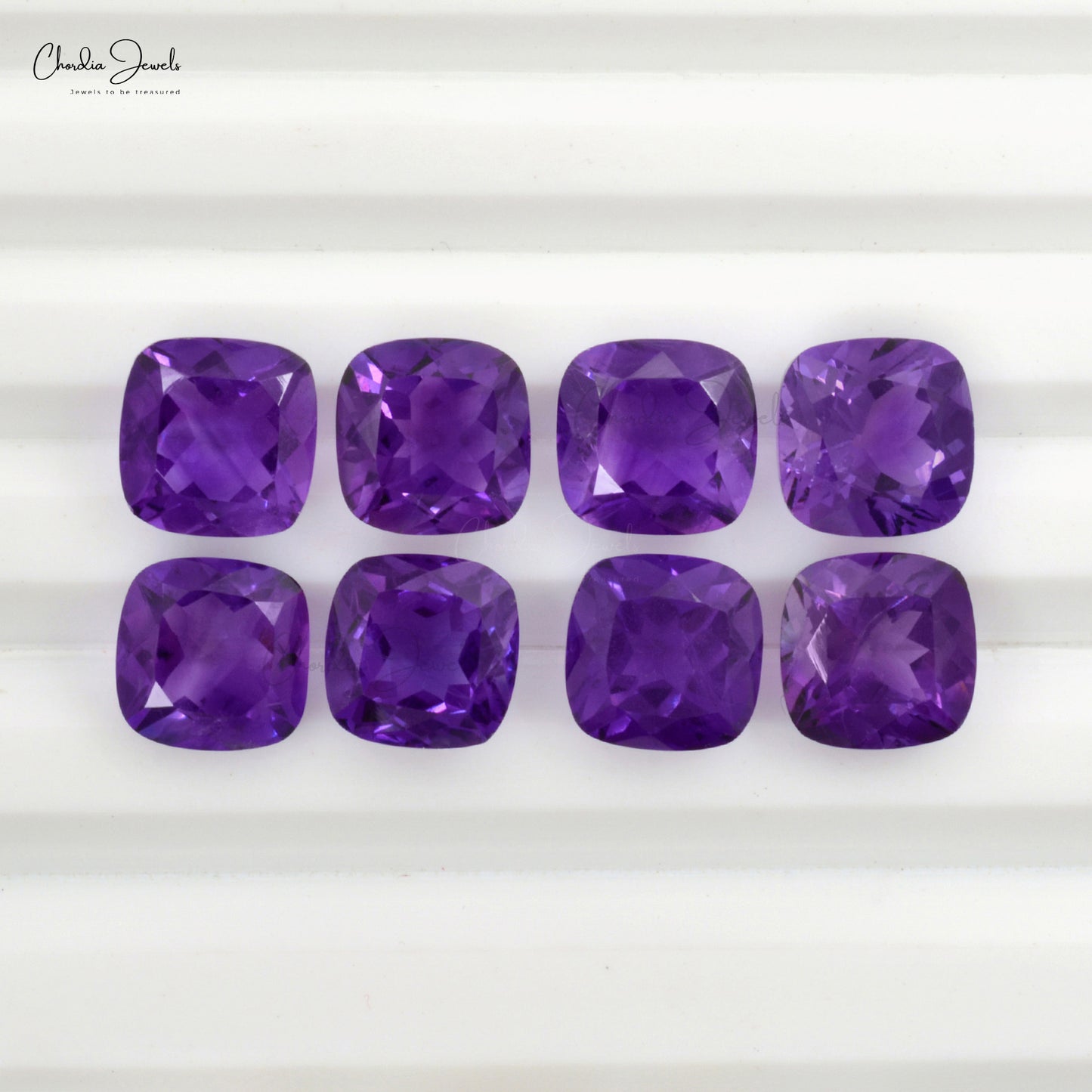 Cushion Cut Amethyst Loose Gemstone