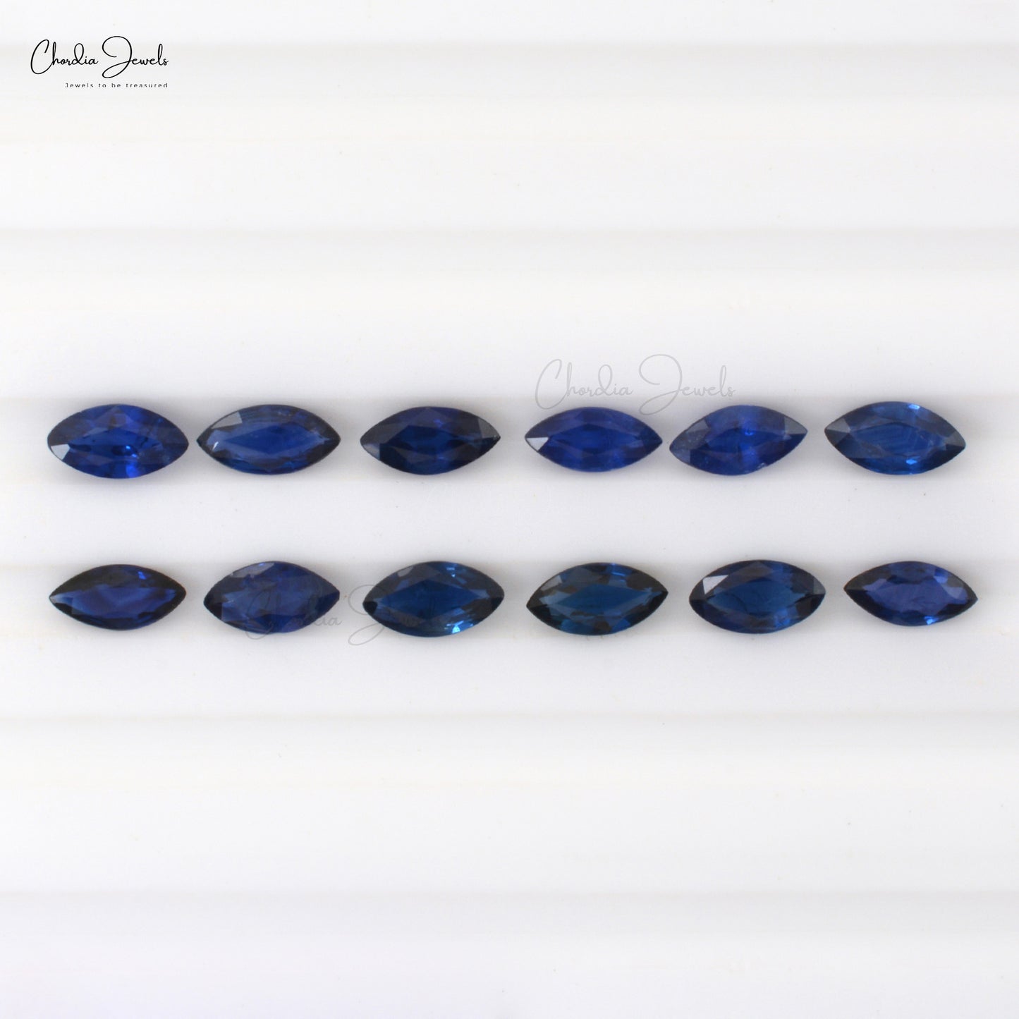 Marquise Cut Blue Sapphire Loose Gemstone