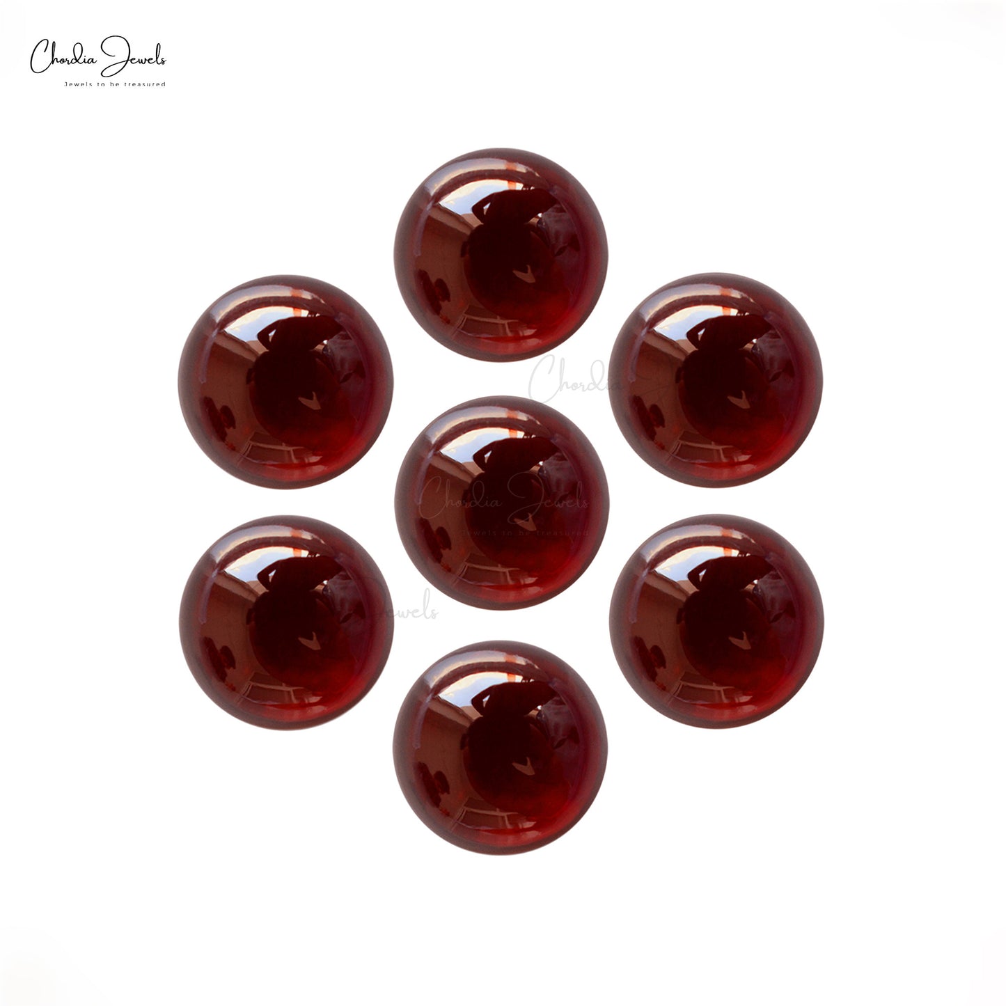 Round Cabochon 100% Natural Mozambique Garnet Loose Gemstone Supplier, 1 Piece