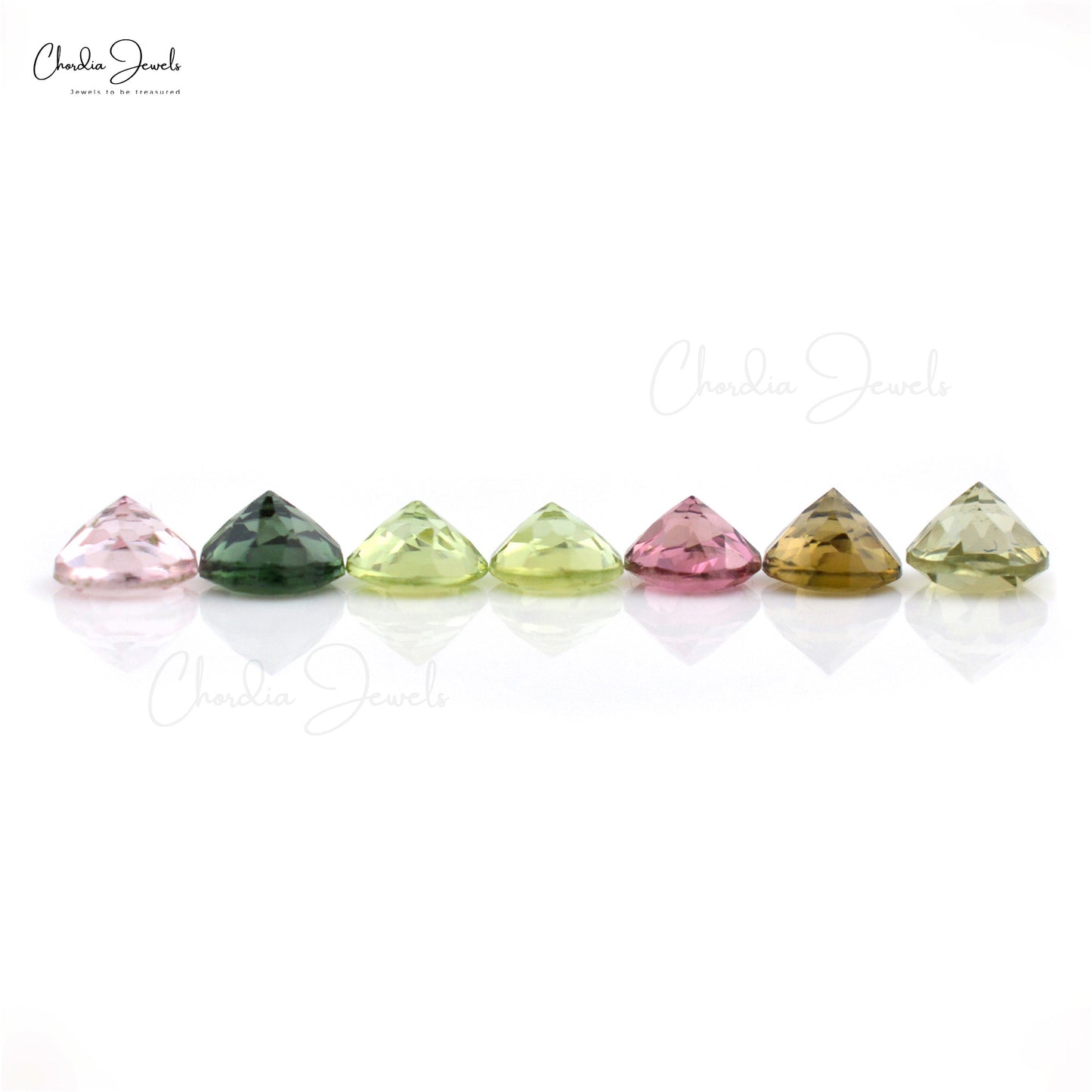4mm Fine Quality Tourmaline Round Faceted Cut, 1 Piece