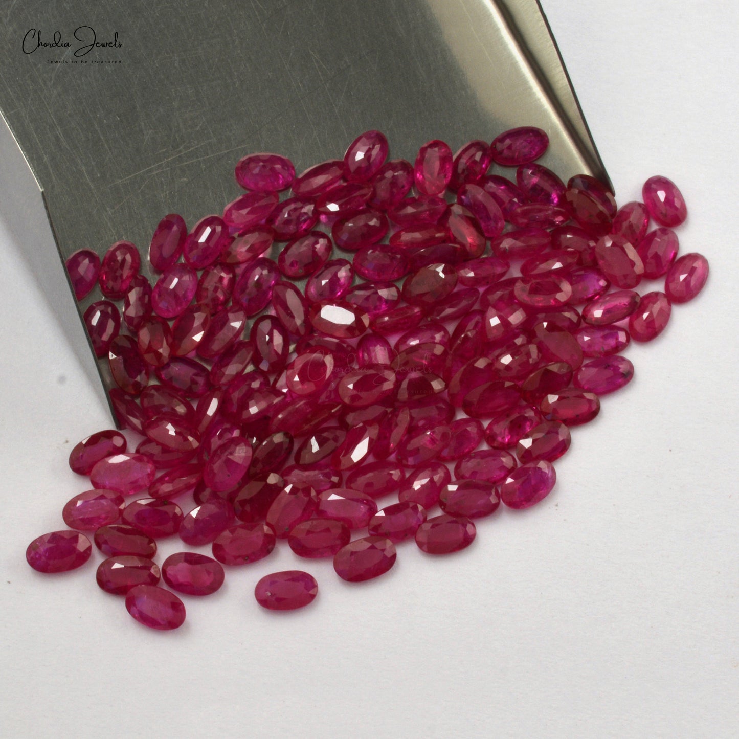3x2mm Top Grade Ruby Oval Natural Loose Gemstone For Jewelry, 1 Piece
