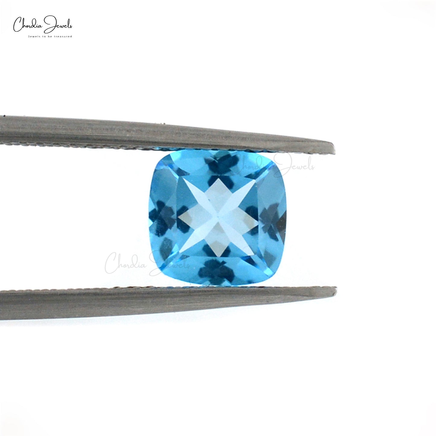 Natural Blue Topaz 5MM Faceted Gemstone December Birthstone for Sale, 1 Piece