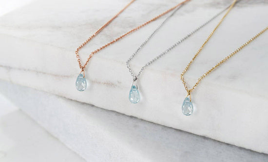 Celebrate Nature’s Beauty with Aquamarine Pendant