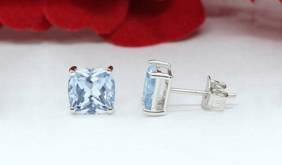 Buy Online Affordable Aquamarine Earrings