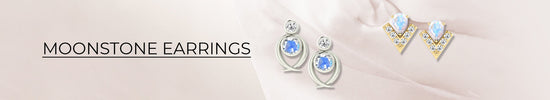 Natural Moonstone Earrings For Gift