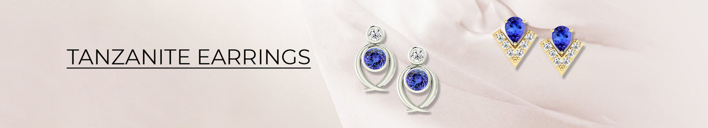 Tanzanite Diamond Earrings Online