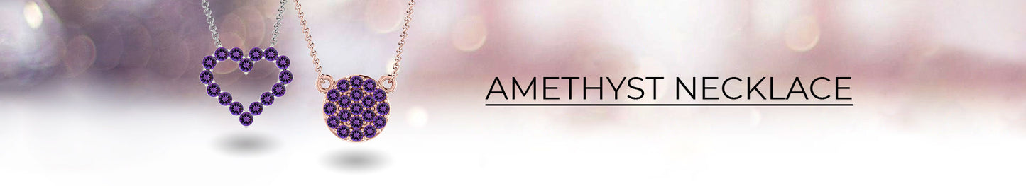 Shop Amethyst Gemstone Necklaces