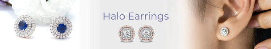 Buy Online Halo Earrings