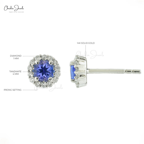 Halo Diamond Earring For Gift