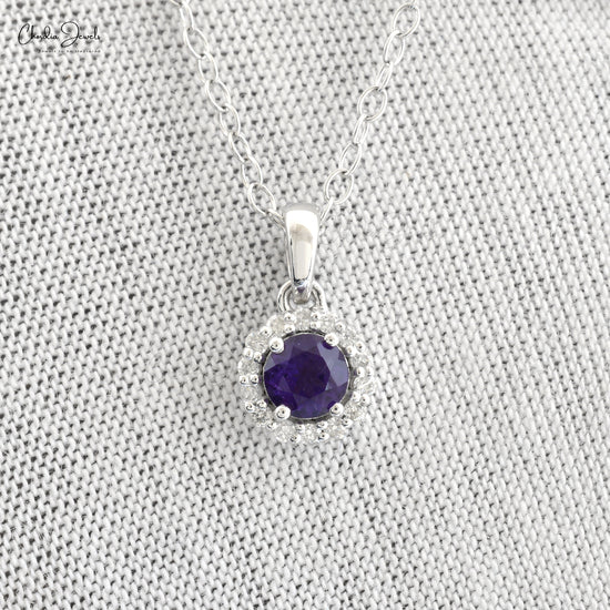 Buy Amethyst Halo Pendant