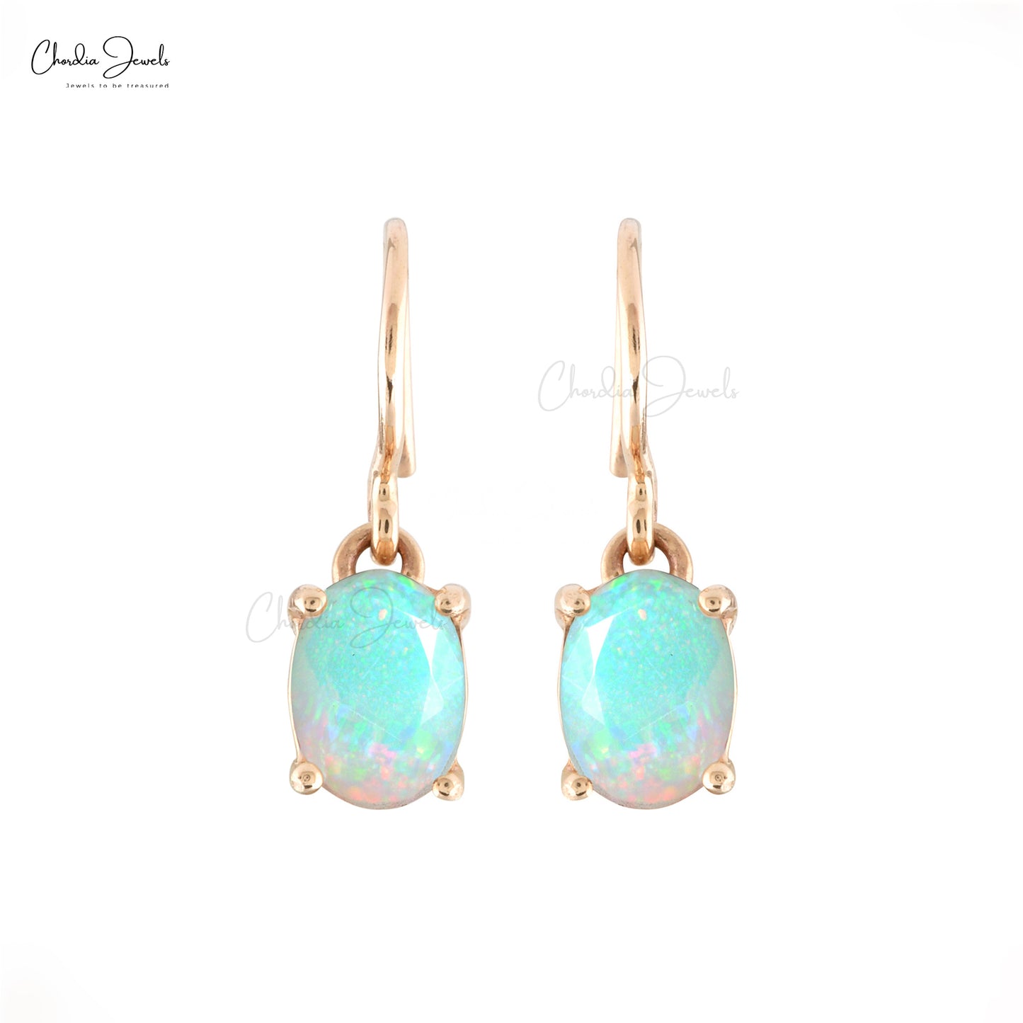Opal Dangle Earrings