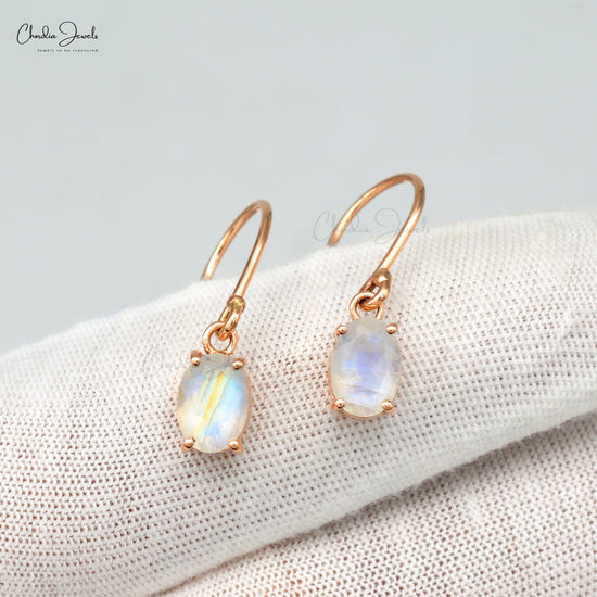 Buy Rainbow Moonstone Earrings