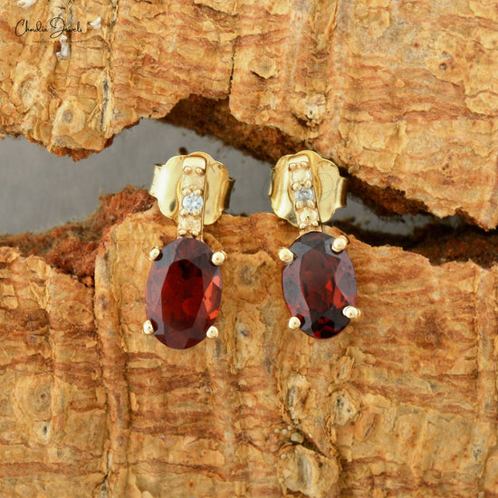 Garnet Earrings