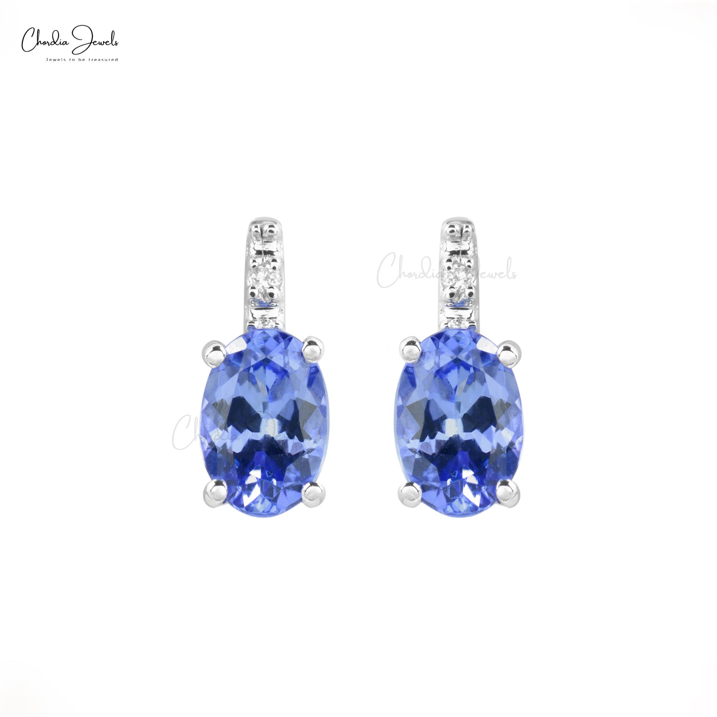 Natural Tanzanite Earrings