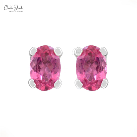 Pink Tourmaline Earrings