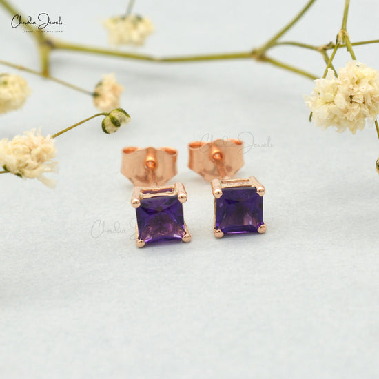 amethyst earrings