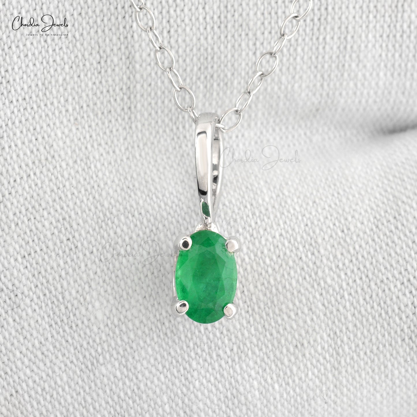 Genuine Emerald Pendant