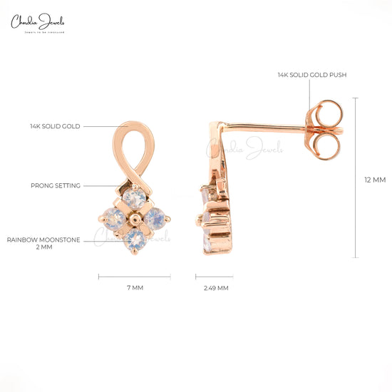 Rose Gold Earrings