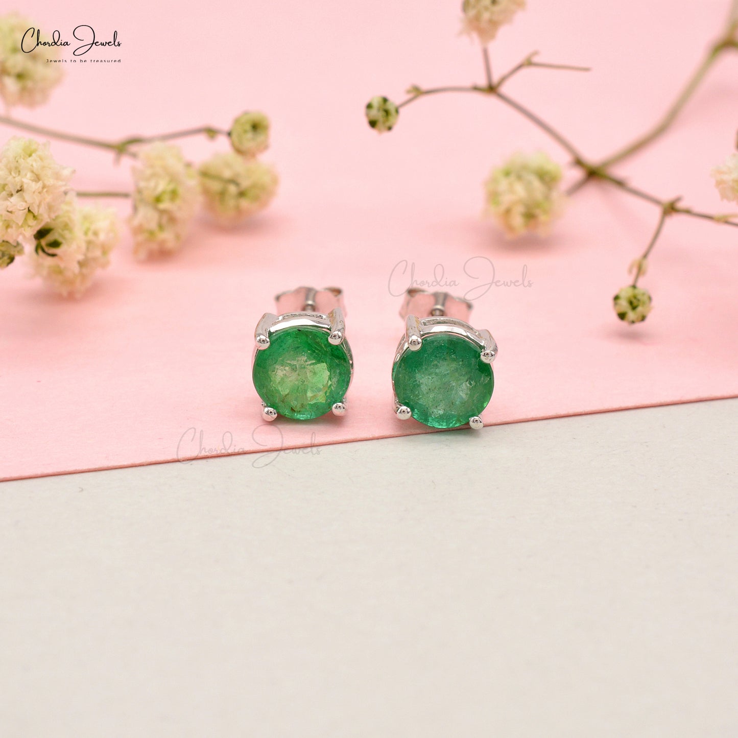 Real Emerald Earrings