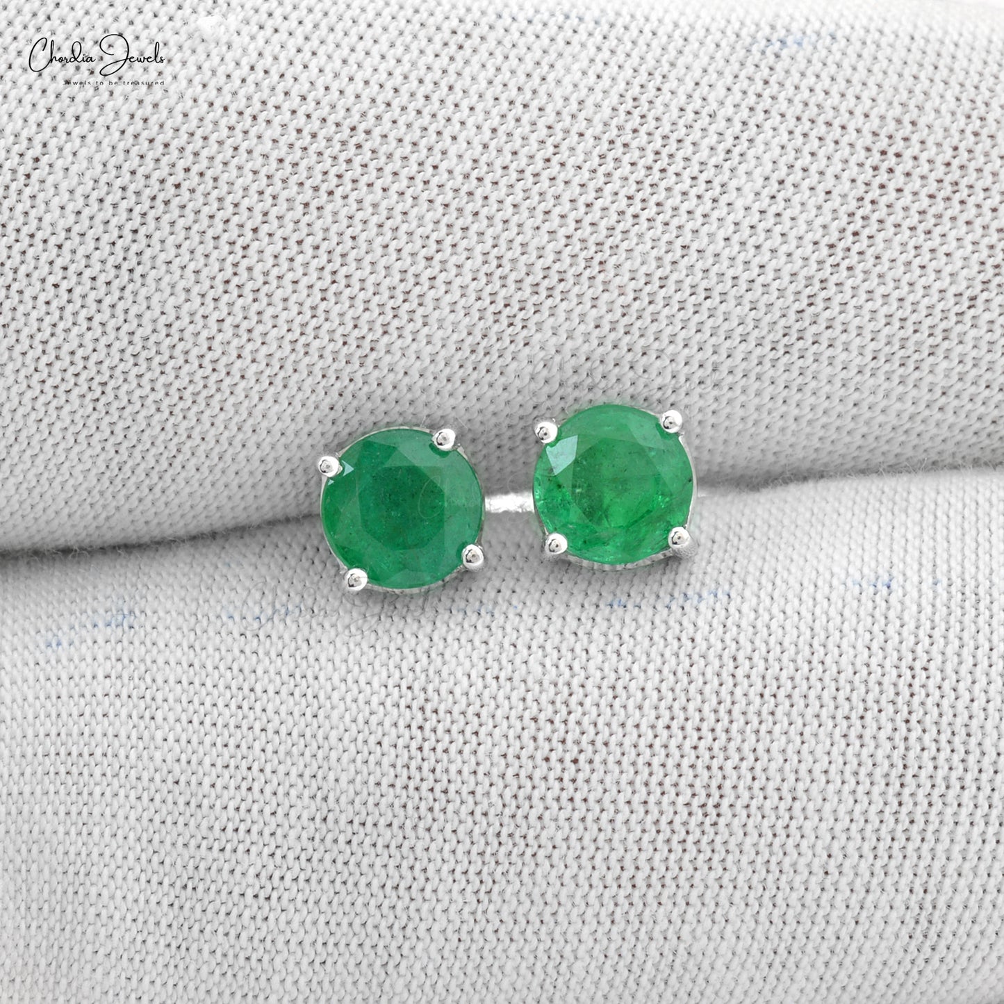 Real Emerald Earrings