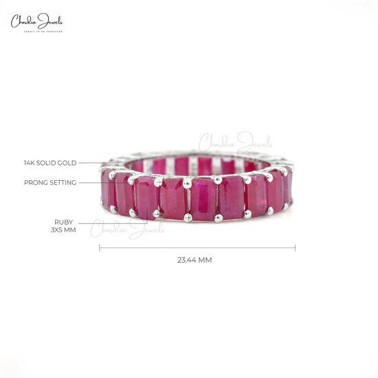 Prong set Eternity Band Ring