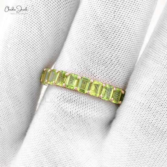 Shop Peridot Eternity Band