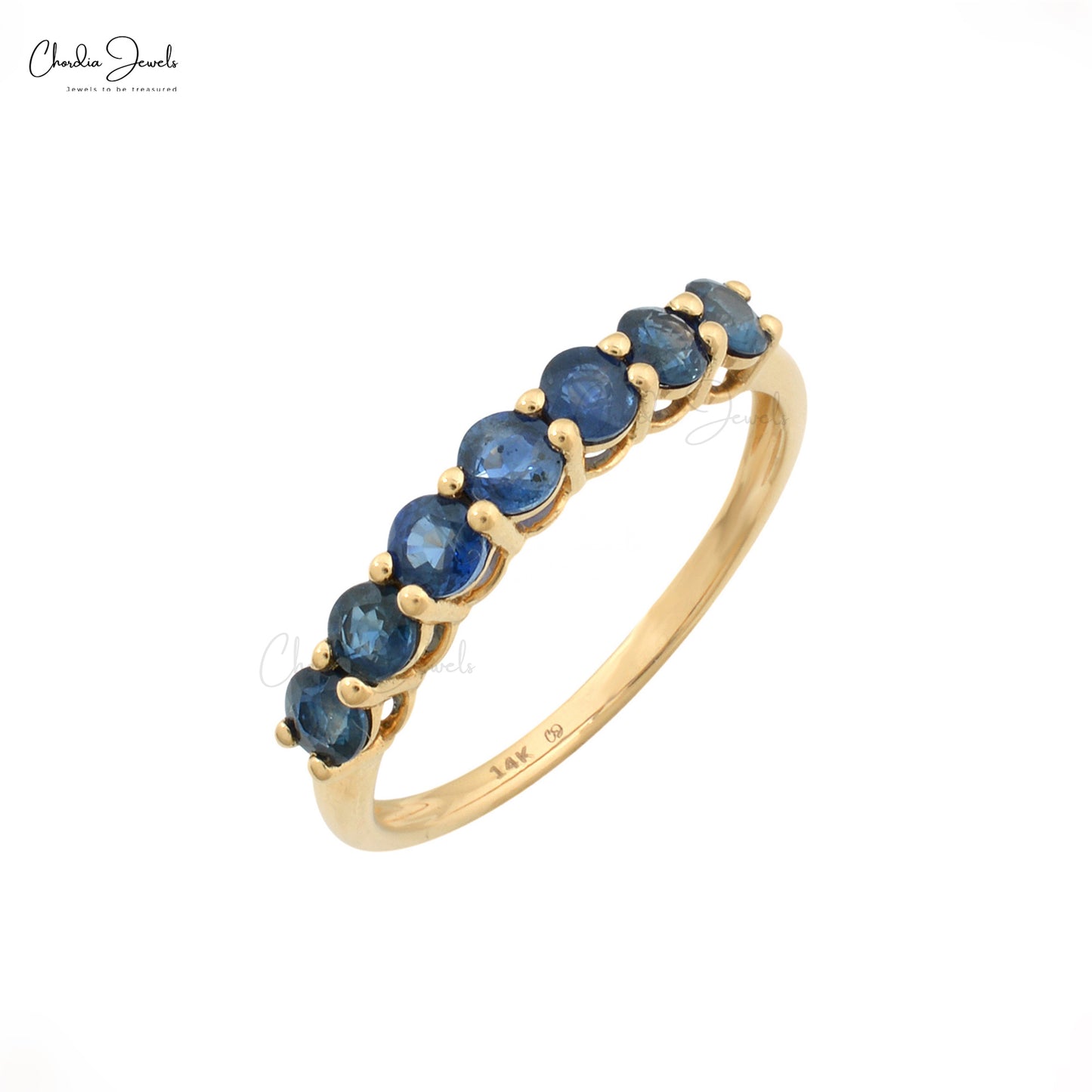 Chordia Jewels AAA September Birthstone Eternity Band for Women