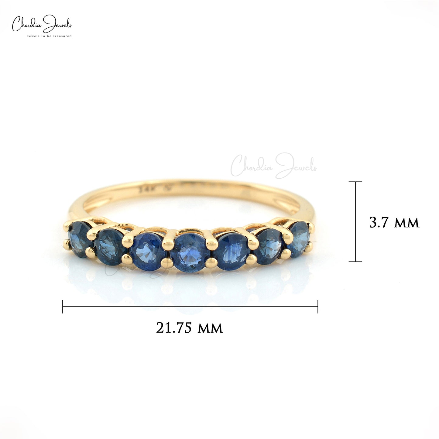 Elegant September Birthstone Stackable Ring for Women